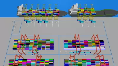 Container Terminal simulation model